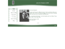 Tablet Screenshot of juliadodson.com